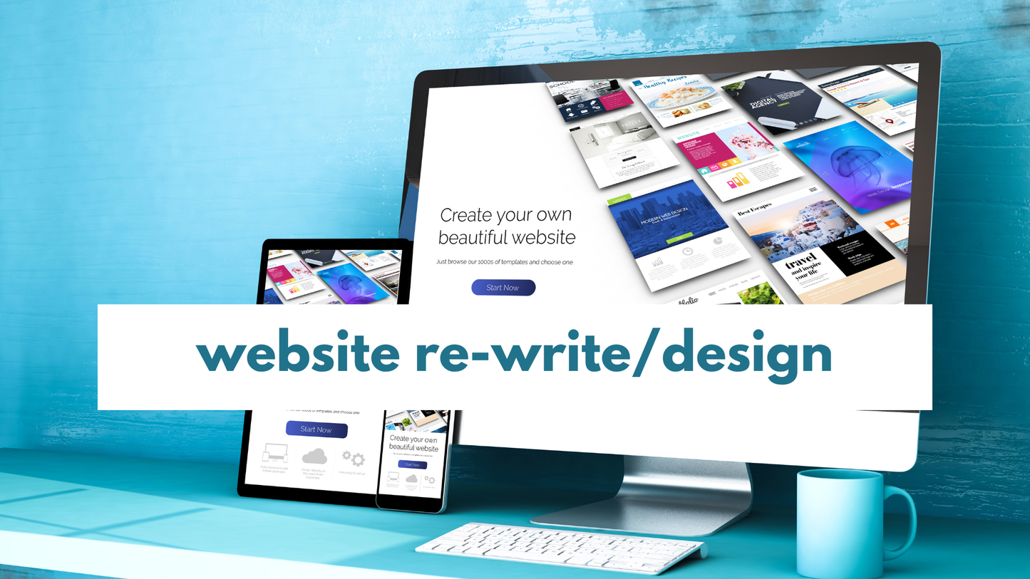 Website Re-write or Re-design - Virtual Marketing Australia